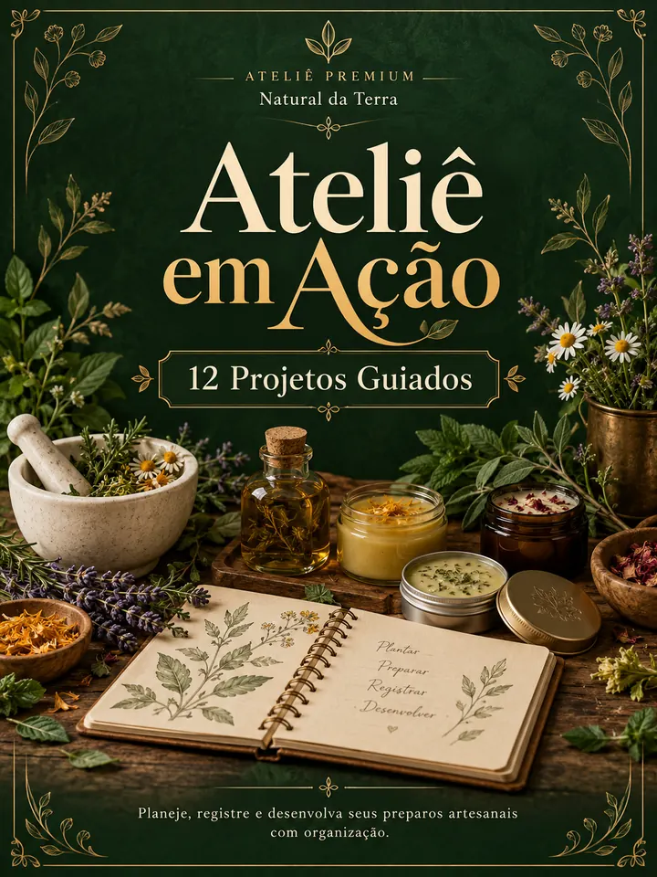 Capa do Ateliê em Ação: 12 Projetos Guiados