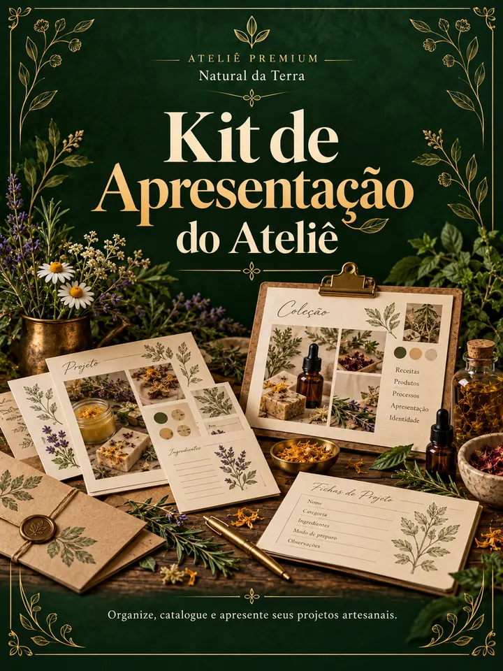 Capa do Kit de Apresentação do Ateliê